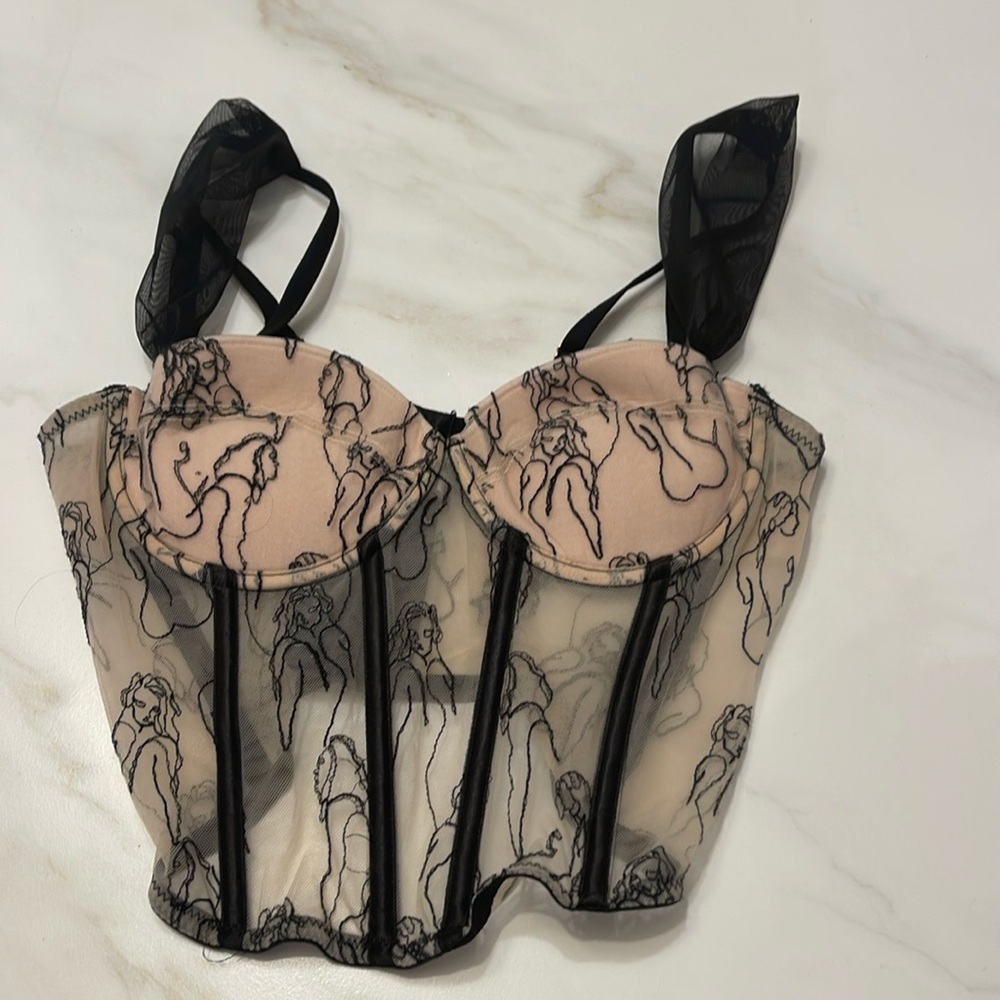 Art medium corset top